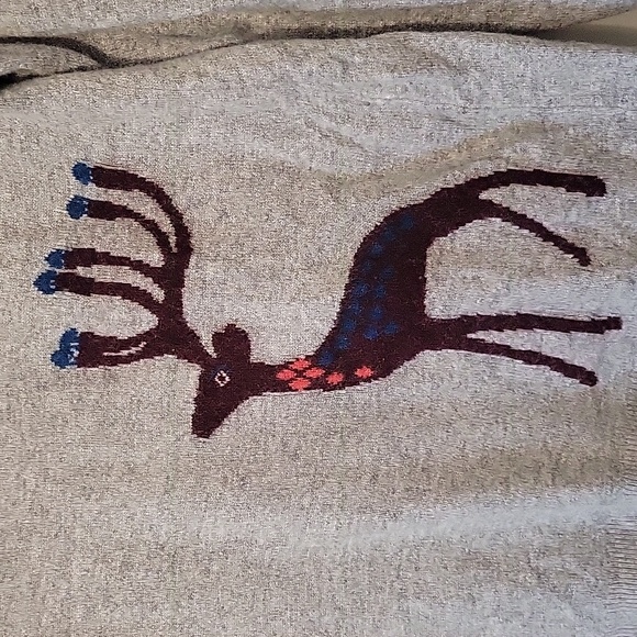 LOFT Wool Blend Reindeer Sweater - Picture 2 of 5